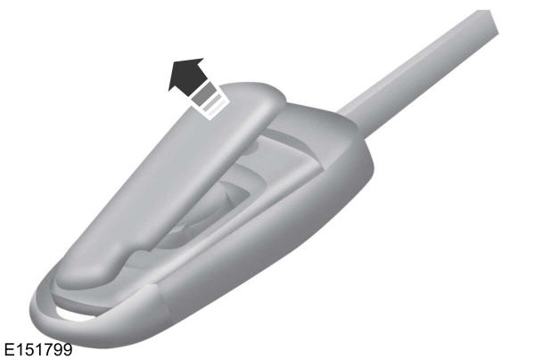 Chave desdobrável com comando à distância