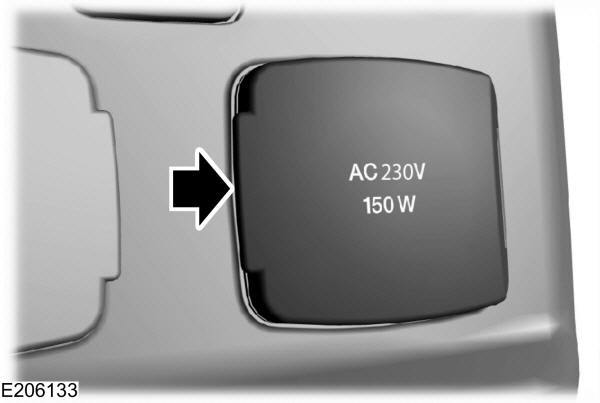 Ponto de alimentação de 230 volts CA