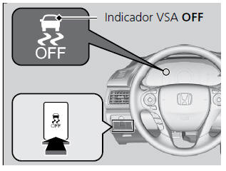 Botão OFF (DESLIGADO) Sistema VSA