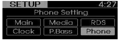 Configuração do telefone